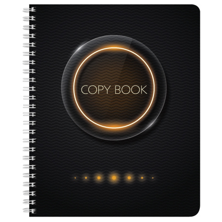 Тетрадь А5, 48 л., BRAUBERG, гребень, клетка, выборочный лак, ГЛОБАЛЬНАЯ СЕТЬ, 402819 - Тетради 40-48 листов