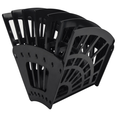 Лоток для бумаг веерный STAFF 7-ми секционный, 6 отделений, сетчатый, черный, 237023 - Лотки и подставки секционные