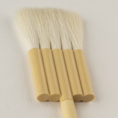 Кисть из козы "Сонет" трубчатый флейц, 5 линий, бамбуковая ручка, №36 (36 мм) - Кисти художественные из натурального волоса