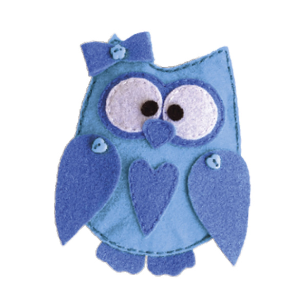 Цветной фетр для творчества, А4, ОСТРОВ СОКРОВИЩ, 5 листов, 5 цветов, толщина 2 мм, оттенки синего, 660641 - Фетр