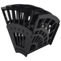 Лоток для бумаг веерный STAFF 7-ми секционный, 6 отделений, сетчатый, черный, 237023 - Лотки и подставки секционные