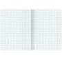 Тетрадь А5, 96 л., BRAUBERG, скоба, клетка, глянцевая ламинация, "Color Stripes", 404430 - Тетради более 60 листов