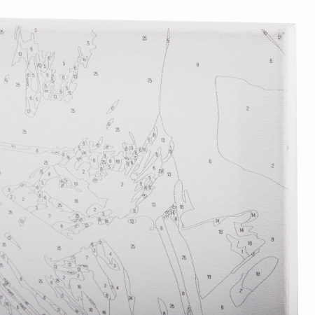 Картина по номерам 40х50 см, ОСТРОВ СОКРОВИЩ "Радужная женщина", на подрамнике, акрил, кисти - Картины по номерам