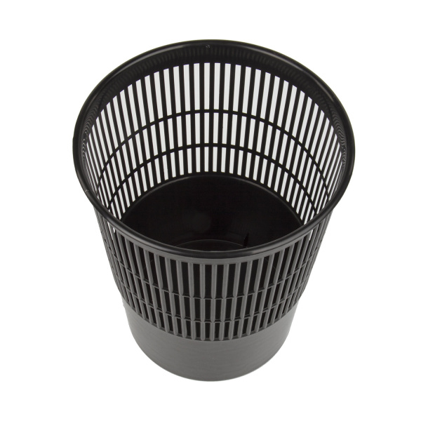 Корзина для бумаг BRAUBERG сетчатая, 14 л, черная, 237003 - Корзины для бумаг