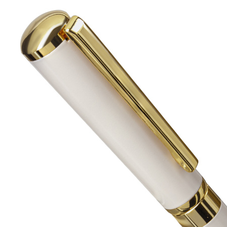 Ручка подарочная шариковая GALANT "ROSETTE", корпус слоновая кость с розовым оттенком, узел 0,7 мм, синяя, 143503 - Ручки шариковые подарочные