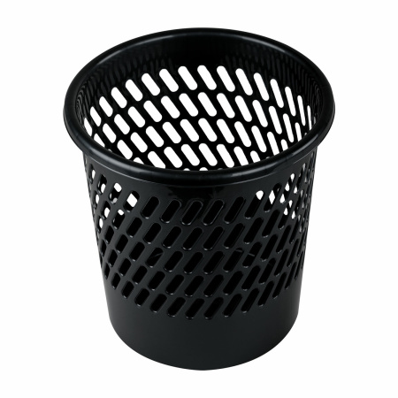 Корзина для бумаг STAFF "Basic" сетчатая, 11 л, черная, 237917 - Корзины для бумаг