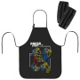Фартук с нарукавниками для уроков труда ЮНЛАНДИЯ, 45х54 см, "Press Start", 271649 - Аксессуары для рисования