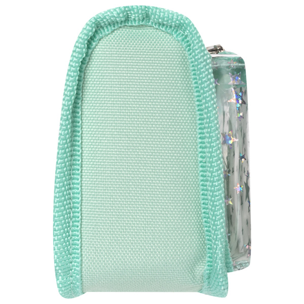 Пенал-косметичка ЮНЛАНДИЯ, 2 отделения, полиэстер, "Kitty", мятный, 21х6х9 см, 270262 - Пеналы мягкие