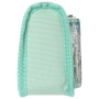 Пенал-косметичка ЮНЛАНДИЯ, 2 отделения, полиэстер, "Kitty", мятный, 21х6х9 см, 270262 - Пеналы мягкие