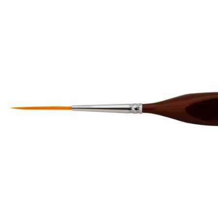 Кисть из синтетики лайнер ручка треугольная короткая № 0 Decola - Кисти для декорирования