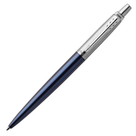 Ручка шариковая PARKER "Jotter Core Royal Blue CT", корпус синий, детали хром, синяя, 1953186 - Ручки шариковые подарочные