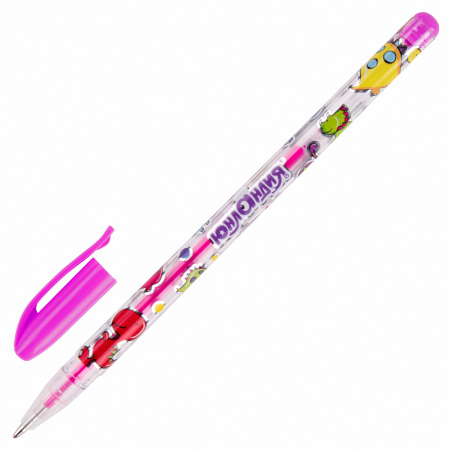 Ручки гелевые ЮНЛАНДИЯ, НАБОР 12 ЦВЕТОВ, НЕОН, корпус с печатью, узел 0,7 мм, линия письма 0,5 мм, 142806 - Наборы гелевых ручек