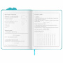 Дневник 1-4 класс 48 л., кожзам (твердая с поролоном), фигурный край, фольга, ЮНЛАНДИЯ, "Unicorn", 106183 - Дневники для младших классов
