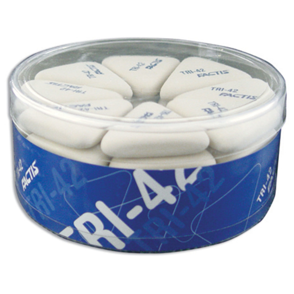 Ластик FACTIS TRI 42 (Испания), 45х35х8 мм, белый, треугольный, PMFTRI42 - Ластики классические