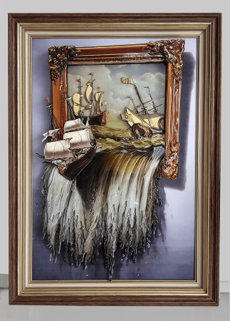 Набор папертоль “Море в картине” - Папертоль