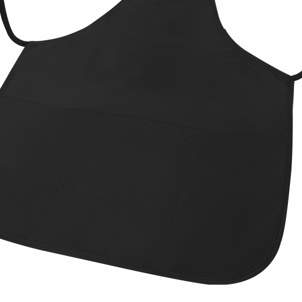 Фартук с нарукавниками для уроков труда ПИФАГОР, 2 кармана, малый, 39х49 см, черный, 270921 - Аксессуары для рисования