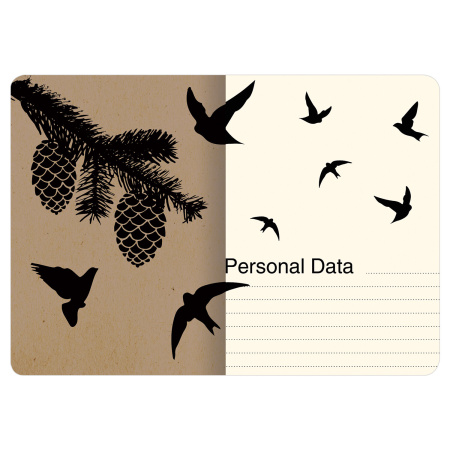 Тетрадь 60 л. в клетку обложка КРАФТ, бежевая бумага 70 г/м2, сшивка, В5 (179х250 мм), FOREST, BRAUBERG, 403807 - Тетради более 60 листов