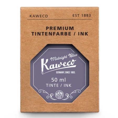 Чернила KAWECO 50мл стекло полночный синий - Чернила