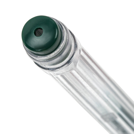 Ручка гелевая BRAUBERG "EXTRA", ЗЕЛЕНАЯ, корпус прозрачный, узел 0,5 мм, линия 0,35 мм, 143904 - Ручки гелевые неавтоматические