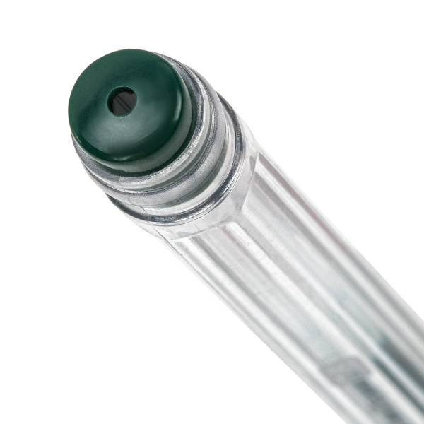 Ручка гелевая BRAUBERG "EXTRA", ЗЕЛЕНАЯ, корпус прозрачный, узел 0,5 мм, линия 0,35 мм, 143904 - Ручки гелевые неавтоматические