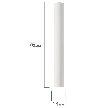 Мел белый, мягкое письмо, набор 400 шт., круглый, BRAUBERG, 227441 - Мелки