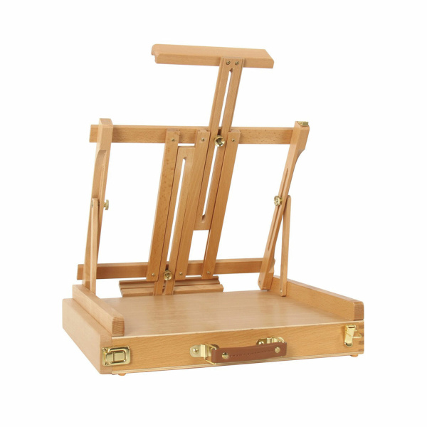 Этюдник настольный ГАММА "Московская палитра", бук, 38х42х13 (65) см, высота холста 86 см, 101018_11 - Этюдники