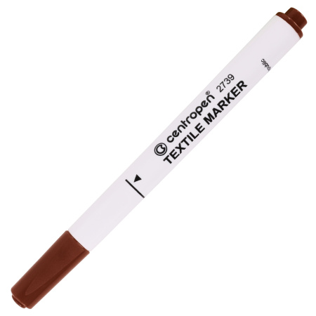 Маркеры для ткани 10 ЦВЕТОВ CENTROPEN "Textile Marker", круглый наконечник, 1,8 мм, 2739/10, 5 2739 1001 - Маркеры для хобби