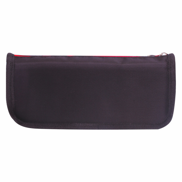 Пенал ЮНЛАНДИЯ для мальчиков, 2 отделения, мягкий, "Машина", черный, 21х6х9 см, 228982 - Пеналы мягкие