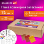 Глина полимерная запекаемая, НАБОР 24 цветов по 20 г, с аксессуарами, в гофрокоробе, BRAUBERG, 271158 - Глина полимерная