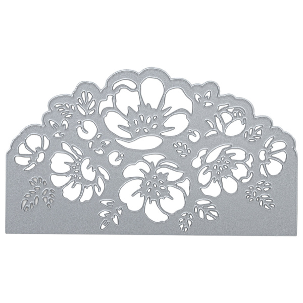 Нож "Цветочный кармашек" для Машинки для вырубки и тиснения ОС-5, 151х88 мм, ОСТРОВ СОКРОВИЩ, 663822, 861-135-015 - Машинки, ножи и маты для вырубки, клише для тиснения