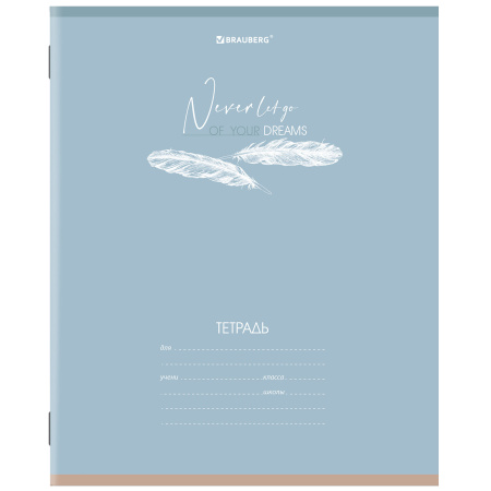Тетрадь 24 л. BRAUBERG клетка, обложка картон, "PASTEL", 1 шт, 106486 - Тетради 12-24 листов