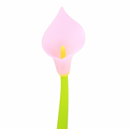 Ручка фигурная шариковая ЮНЛАНДИЯ "Цветок", силиконовый корпус, ассорти, СИНЯЯ, пишущий узел 0,7 мм, 143797 - Ручки фигурные