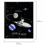 Дневник 1-4 класс 48 л., твердый, ЮНЛАНДИЯ, глянцевая ламинация, с подсказом, "SpaceX", 106351. - Дневники для младших классов