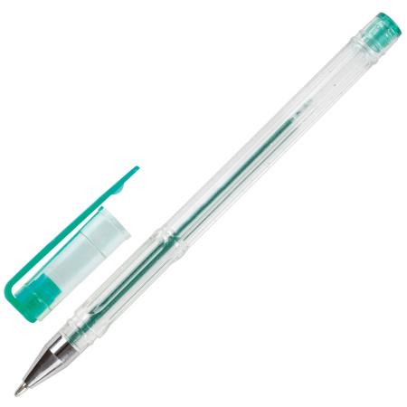 Ручки гелевые ПИФАГОР, НАБОР 6 ЦВЕТОВ, БЛЕСТКИ, корпус прозрачный, узел 0,7 мм, линия письма 0,5 мм, 142796 - Наборы гелевых ручек