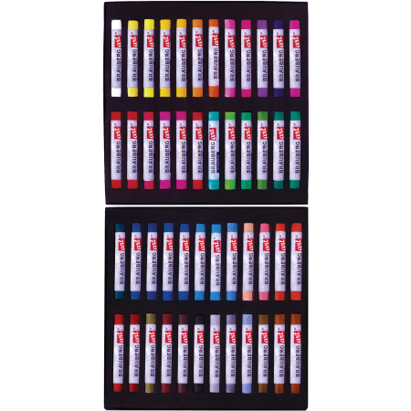 Пастель сухая художественная BRAUBERG ART CLASSIC, 48 цветов, круглое сечение, 181456 - Пастель художественная в наборах