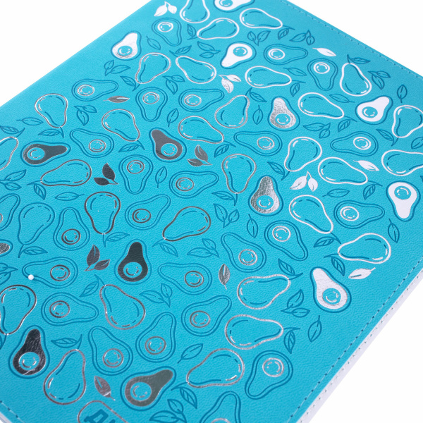 Дневник 1-11 класс 48 л., кожзам (гибкая), термотиснение, фольга, BRAUBERG, "Авокадо", 106167 - Дневники универсальные