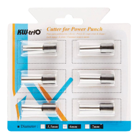 Сменные ножи для дырокола KW-trio 952/954, комплект 6 шт., 130001/6 - Комплектующие к дыроколам