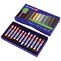 Пастель сухая художественная BRAUBERG ART CLASSIC, 12 цветов, ГРАФИКА, круглое сечение, 181458 - Пастель художественная в наборах