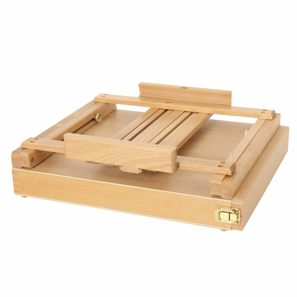 Этюдник настольный ГАММА "Московская палитра", бук, 38х42х13 (65) см, высота холста 86 см, 101018_11 - Этюдники