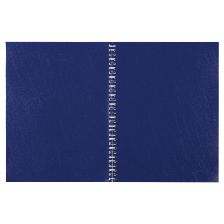 Тетрадь бумвинил, А4, 96 л., гребень, офсет №1, клетка, STAFF, СИНИЙ, 403406 - Тетради формата А4