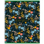 Тетрадь А5, 96 л., BRAUBERG, скоба, клетка, глянцевая ламинация, "Wild Flowers", 404429 - Тетради более 60 листов