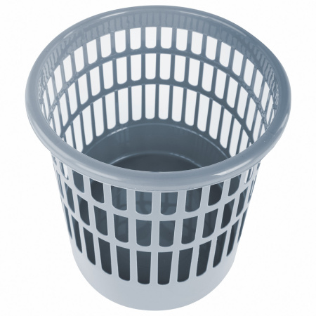 Корзина для бумаг STAFF "Basic" сетчатая, 9 л, серая, 237916 - Корзины для бумаг