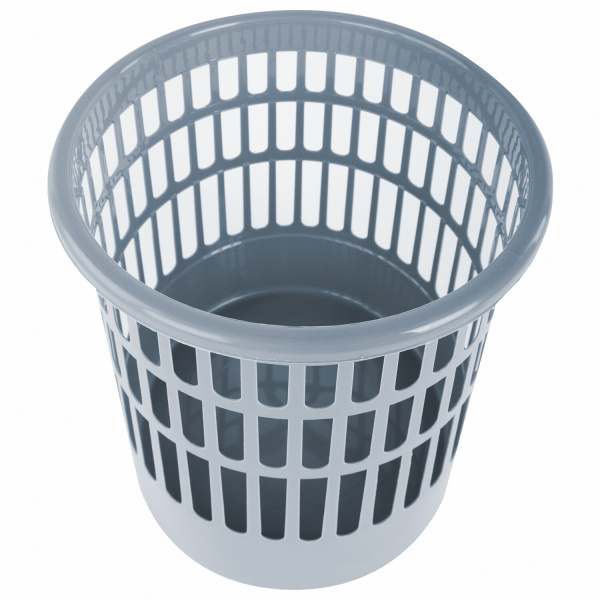 Корзина для бумаг STAFF "Basic" сетчатая, 9 л, серая, 237916 - Корзины для бумаг