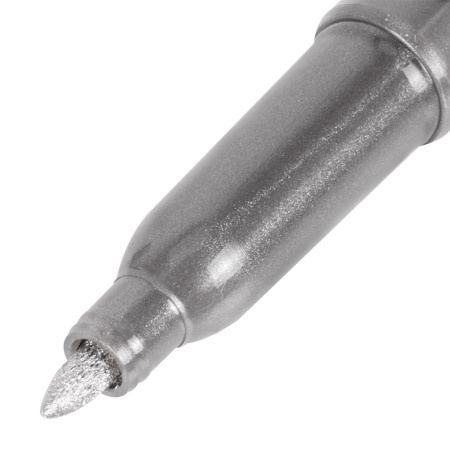 Маркер для декорирования и рисования СЕРЕБРИСТЫЙ BRAUBERG ART METALLIC, линия письма 1-3 мм, 152439 - Маркеры для хобби