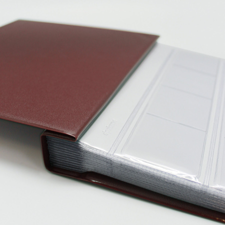 Альбом для монет и купюр на винтах универсальный, 224х224 мм, на 216 монет до D - 45 мм, выдвижные карманы, коричневый, "ДПС", 2855-204 - Альбомы для монет и купюр