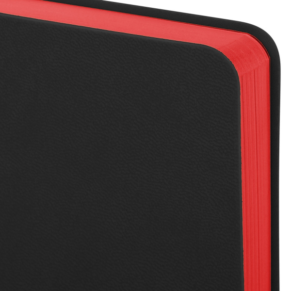 Ежедневник недатированный МАЛЫЙ 100х150 мм А6 BRAUBERG "Metropolis Mix", под кожу, 136 л., черный, 113306 - Ежедневники с покрытием "под кожу и ткань"