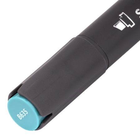 Маркер для скетчинга двусторонний 1 мм - 6 мм BRAUBERG ART CLASSIC, ЗЕЛЕНАЯ БИРЮЗА (B635), 151843 - Скетчмаркеры поштучно