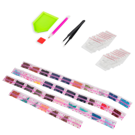 Картина стразами (алмазная мозаика) 40х50 см, ОСТРОВ СОКРОВИЩ "Ночная Москва", на подрамнике, 662594 - Алмазная вышивка