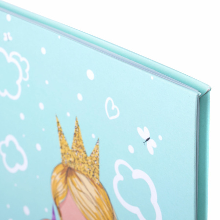 Дневник 1-4 класс 48 л., гибкая обложка, ЮНЛАНДИЯ, выборочный лак, с подсказом, "Little Princess", 106344 - Дневники для младших классов