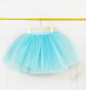 Юбка нарядная из фатина голубая - Юбки